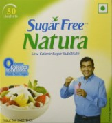 Sugar Free Natura Sachet - 0.75g (Pack of 50 Sachets)