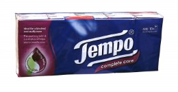 Tempo Complete Care Handkerchief 4 Ply - 10 Napkins (Pack of 10)