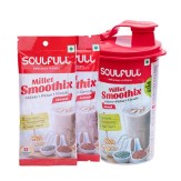 Soulfull Millet Almond Smoothix with Shaker (2 Single Serve Sachet)