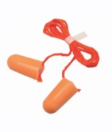 3M 1110 Corded Foam Disposable Ear Plugs, Pack of 3,Orange