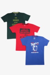 Mens Printed Tshirts (Pack of 3) Rs. 189 Shopperstop