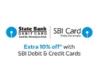 SBI Credit & Debit Cards 10% Instant Discount on Min Rs. 5000 at Snapdeal