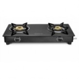 Ideale Desso Glass, Stainless Steel Manual Gas Stove  (2 Burners)