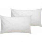 PumPum 2 Piece Textrise Black Fiber Pillow Set - 16"x24" Inch,White