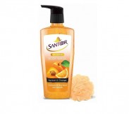 Santoor Spa Scrub Body Wash 250ml and Loofah Free