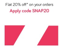 Snapdeal 20% Off on Rs. 1000 for All cities