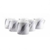 Sanjeev Kapoor Slate Ceramic Coffee Mug Set, 6-Pieces, Multicolour (SK-cm-Imperial-Slate)