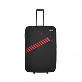 Safari Angle 59 Cms Polyester Black Cabin 2 Wheels Soft Suitcase