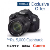 Dslr Cameras Flat Rs. 5000 Cashback at PayTm