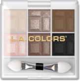 L.A. Colors 6 Color Eyeshadow Palette - 4 g  (In The Nude)