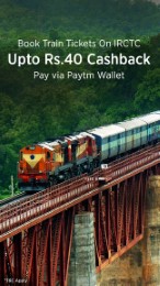 IRCTC E Catering Food order in Train 10% Cashback on Rs. 50 with PayTm wallet