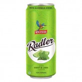 KingFisher Radler Mint Lime Non Alcoholic Malt Drink Can, 300ml