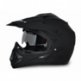 Vega Off Road OR-D/V-DK_M Motocross Helmet (Dull Black, M)
