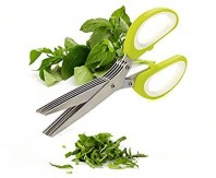 VALAMJI 5 Blade Stainless Steel Herbs/Vegetable Scissor