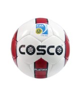 Cosco Platina Men's Footballs, Size 5 (White/Red) Rs 741 At Amazon