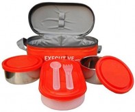 Milton Executive Lunch Box Set, 3-Pieces, 260ml, Orange