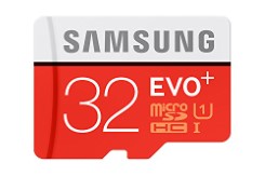 Samsung Evo+ 32GB Class 10 micro SDHC Card Upto 80 Mbps speed (With adapter) Rs.552 at Snapdeal