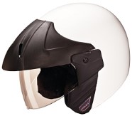 Studds Ninja Concept Economy Open Face Helmet (White, XL)