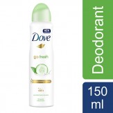 Dove Go Fresh Spray Antiperspirant Deodorant, Cucumber and Green Tea, 150ml