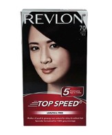 Revlon Top Speed Hair Color Woman, Natural Black 70, 100 g