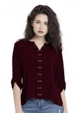 The Lugai Fashion Women's Cotton Cold Shoulder Tunic Short Top