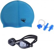 Credence Sports (Swimming Cap, Swimming Goggle, Set of Ear & Nose Plug) Swimming Kit