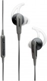 Bose SoundSport In-Ear Headphones with Mic (Charcoal Black) for Samsung and Android Devices