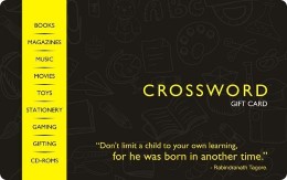 Crossword Gift Card Rs.1000 for Rs.800 at Amazon