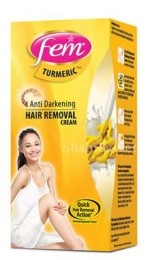 Fem Turmeric Anti Darkening Hair Removal Cream - 40 g (Pack of 2) Rs 78 Amazon