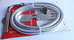 Bathenza Toilet Jet Spray or Bidget Hands free Spray 2 feet with sliver PVC hose 