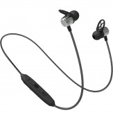Bluetooth Headphones PTron Intunes Evo Bluetooth 5.0 in-Ear Sport Bluetooth Earphone Wireless Neckband with Mic (Grey/Black)