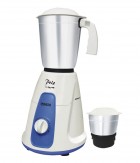 Inalsa Polo 550-Watt Mixer Grinder with 2 Jars, (White/Blue)