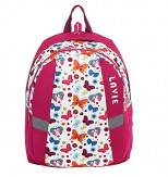 Lavie 30 Ltrs Fushia Casual Backpack (BOEI262095D3)