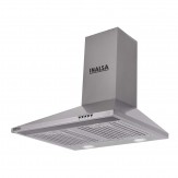 Inalsa 60 cm, 1050 m³/hr Pyramid Chimney Classica 60SSBF with SS Baffle Filter/Push Button Control (Grey)