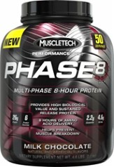 Muscletech Multi Phase 8 - Hour Protein - 4.60 lbs 2.09 Kg Rs. 4020 at Amazon