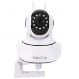 Royallite Wireless HD IP Wifi CCTV Indoor Security Camera (Support upto 128 GB SD card) (White Color)