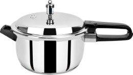 Pristine Induction Base Stainless Steel Pressure Cooker, 3Liters, Silver Rs. 1104  Amazon