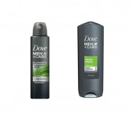 Dove Men+ Care Body and Face Wash, Extra Fresh, 400ml and Dove Men+ Care Antiperspirant Deodorant, Mineral + Sage, 150ml