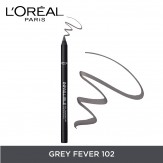 L'Oreal Paris Infallible Gel Crayon Eye Liner, 102 Gray Fever, 1.2g