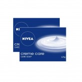 NIVEA Soap, Creme Care, 125g (Pack of 2)