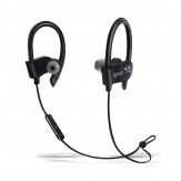 Flybot Wave in-Ear Sport Wireless Bluetooth Earphone with Mic and IPX4 Sweatproof - (Black)