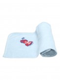 Mee Mee Soft Absorbent Baby Towel, Penguin, Blue