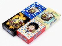 Japanese Anime "ONE PIECE" Character mini Trump valueset