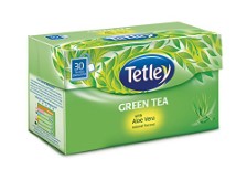Tetley Green Tea, Aloevera, 30 Tea Bags