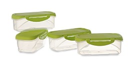 All Time Plastics Delite Container Set, 500ml, Set of 4, Green Rs.106 at Amazon