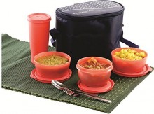 Princeware Supreme Lunchpack Set, 4-Pieces