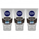 Nivea Oil Control All in 1 Face Wash, 100ml (Pack of 3)