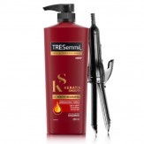 TRESemme Keratin Smooth Shampoo, 580ml + Free Straightener at Amazon