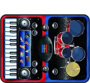 Comdaq 2-in-1 Musical Jam Playmat, Musical Toy for Kids Above 3 Years (Multi-Color)