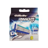 Gillette Mach3 Turbo Blades - 8 Cartridges Rs. 488 at  Amazon